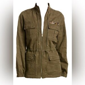 Trina Turk Castle Jacket in Dove Camo, Size M
MSRP: $398  EUC